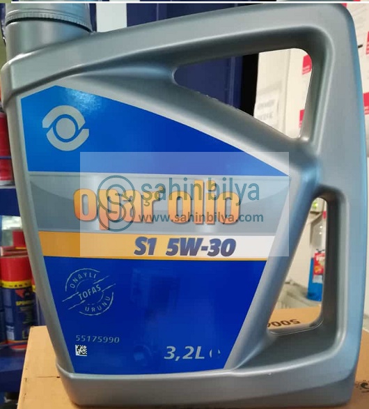 Opar Olio S1 5W-30 Motor Yağı 3.2 LT Partiküllü