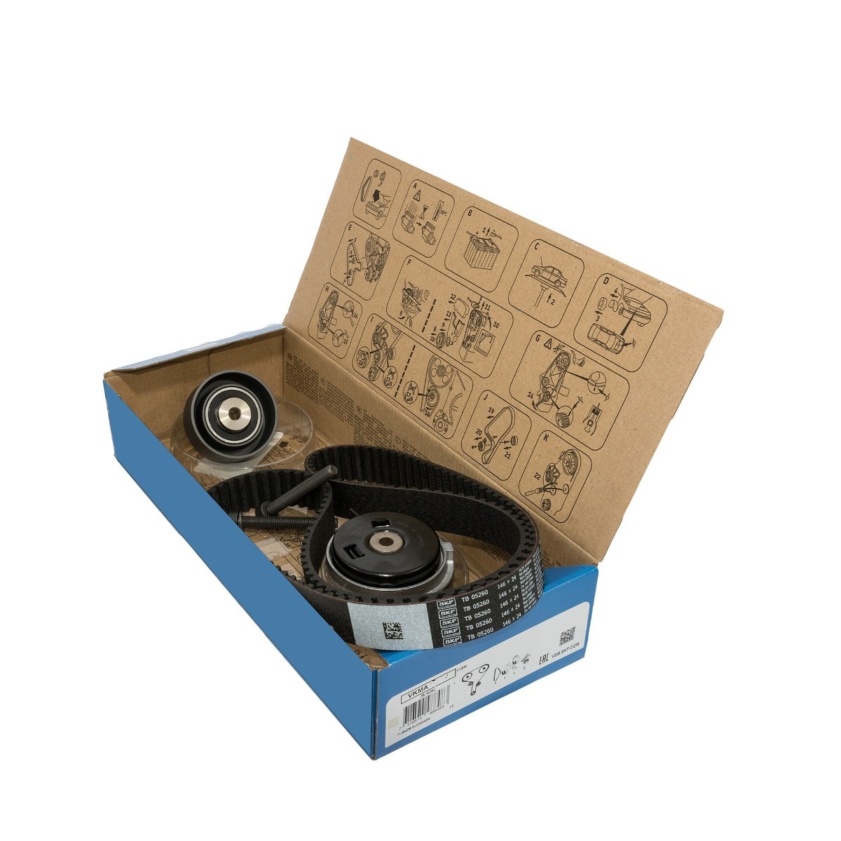 SKF VKMA 05260 Chevrolet Cruze 1.6 Triger Eksantrik Seti 146 Diş