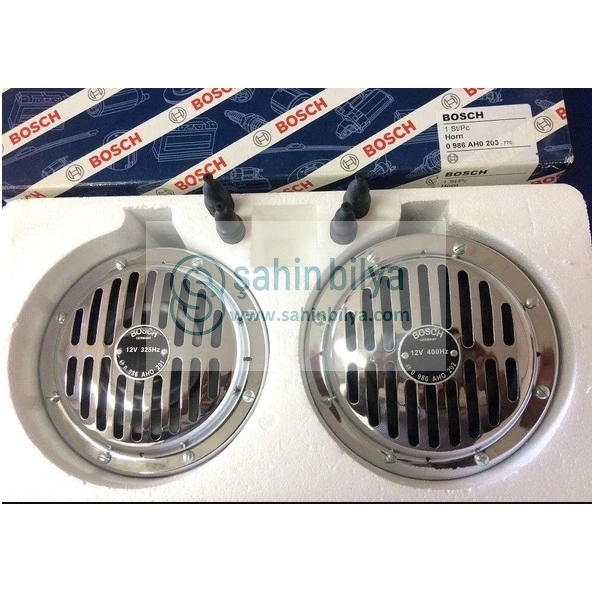 BOSCH 0986AH0203 Korna Set 12V 50W 325/400 Hz 110dB(A)SÜPERTONE