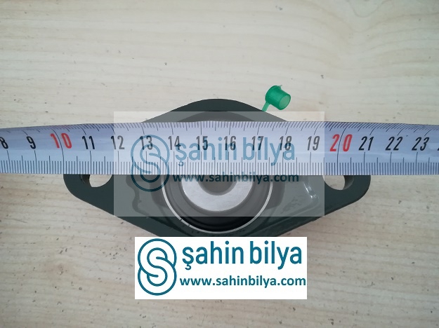 SHN  UCFL 201 Mil Çap 12mm Yataklı Rulman Badem Tip