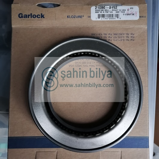 GARLOCK KLOZURE 21086-2192 MILL-RIGHT® N-Nitril Yağ Keçesi Katı 3.000X4.750X0.500 Model 53 Tasarım