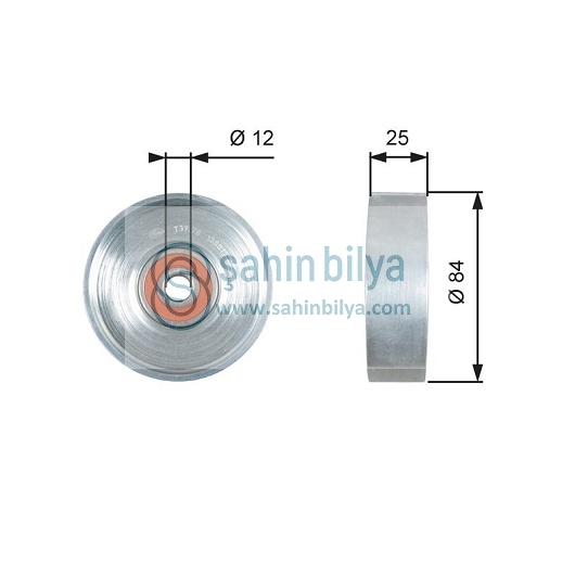 GATES T39178 ALTERNATOR GERGI RULMANI NISSAN ALMERA II 1.5-1.8 00- PRIMERA 1.6-1.8 02-