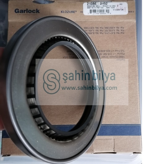 GARLOCK KLOZURE 21086-2192 MILL-RIGHT® N-Nitril Yağ Keçesi Katı 3.000X4.750X0.500 Model 53 Tasarım
