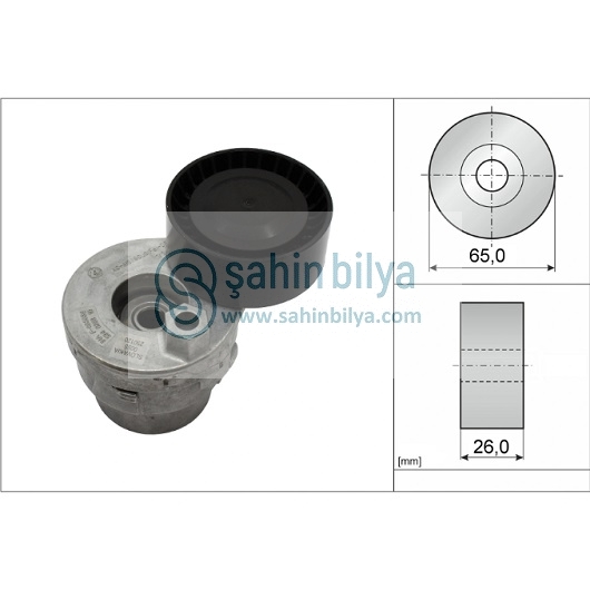 INA 534026910 (RVL 55607) DACIA-NISSAN-RENAULT (1.5 D.) V KAYIŞ GERGİ KÜTÜĞÜ