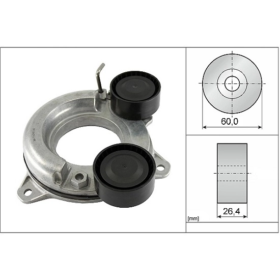 INA 534085410 V KAYIŞ GERGİ KÜTÜĞÜ 1.3 TCe RENAULT NISSAN