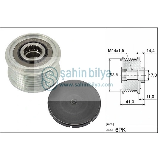INA 535030410 ALTERNATÖR GERGİ RULMANI 1.5 2.0 BlueHDI PEUGEOT 508 2008 208 308 EXPERT PARTNER BOXER CITROEN C3 C4 C5X JUMPY JUMPER BERLINGO OPEL COMBO ASTRA FIAT DUCATO DOBLO SCUDO