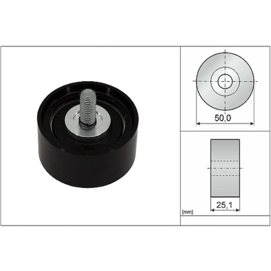 INA 532092710 TRİGER GERGİ RULMANI Civatalı 50X25 VOLVO XC40