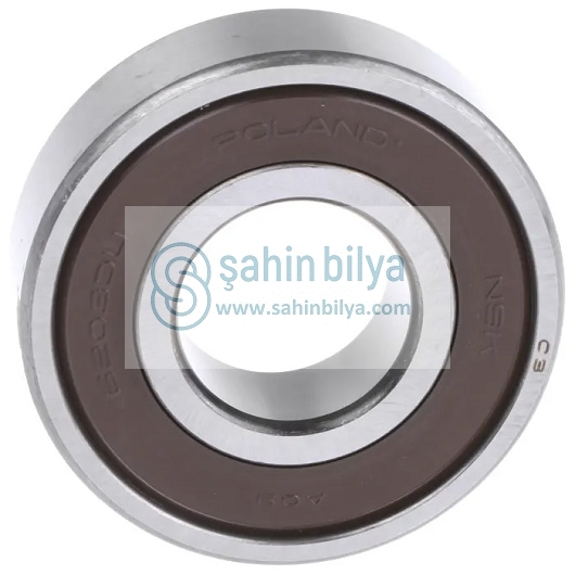 NSK 6305 DDUC3E Tek Sıra Sabit Bilyalı Rulman 25x62x17