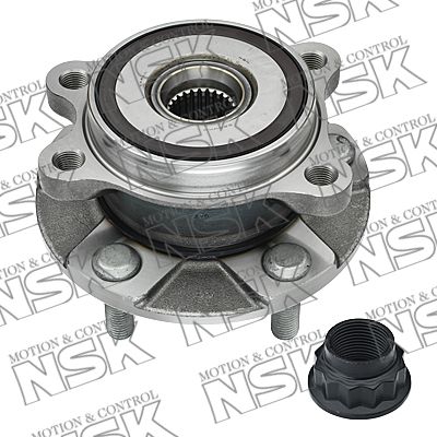 NSK KH30017 TOYOTA AURIS AVENSIS COROLLA PRIUS RAV 4 VERSO 1.3 1.4 1.6 1.8 2.0 2.4 B. ÖN TEKER RULMANI 5 BİJON ABS.Lİ 4 DELİK