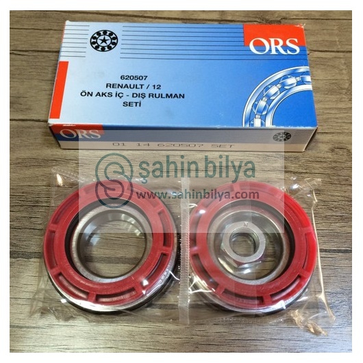 ORS 620507 SET RENAULT 12 ÖN AKS KİTİ YENİ MODEL 2 ADET RULMAN TAKIM