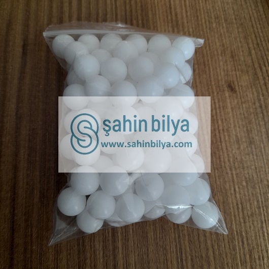 Plastik Bilya 14 mm Çok Amaçlı Bilye Tane Misket Rulman Pom Naylon 14,00mm 14mm 100.lü Paket