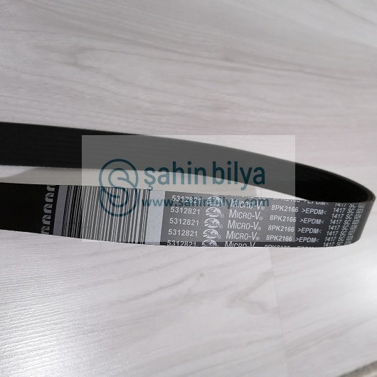 GATES 5312821 8PK2166 Epdm Micro-V Kanallı V Kayışı Cummins