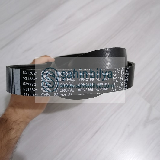 GATES 5312821 8PK2166 Epdm Micro-V Kanallı V Kayışı Cummins
