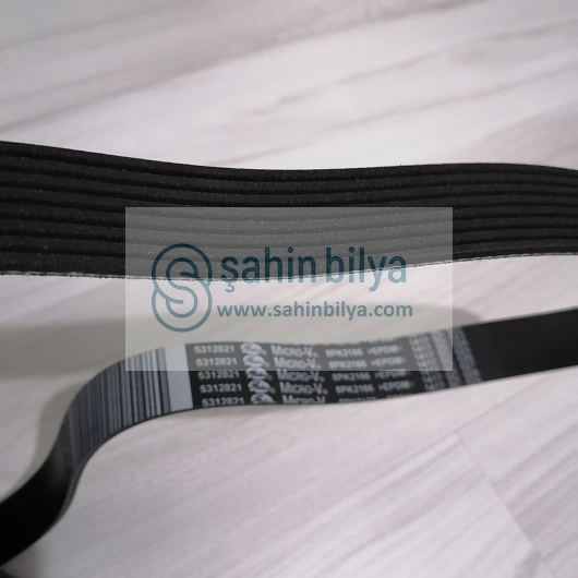 GATES 5312821 8PK2166 Epdm Micro-V Kanallı V Kayışı Cummins