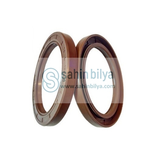 SHN 60X85X8 TC FPM KEÇE YAYLI YAĞ KEÇESİ VİTON KAHVERENGİ