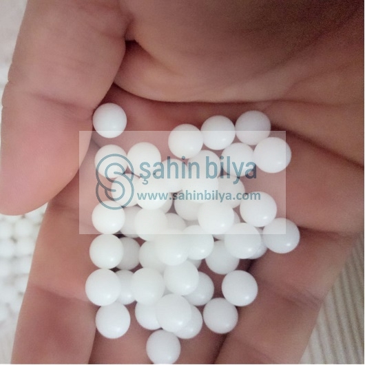 Plastik Bilya 16 mm Çok Amaçlı Bilye Tane Misket Rulman Pom Naylon 16,00mm 16mm 100.lü Paket