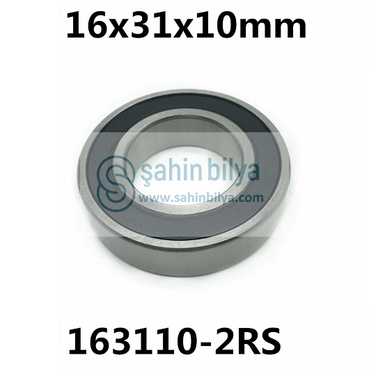 Şahin 163110-2RS Rulman Bisiklet Rulmanı 16x31x10 Teker Bilyası Orta Göbek Bilya
