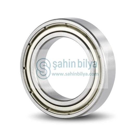 SHN 6811 ZZ 55x72x9 Tek Sıra Sabit Bilyalı Rulman 61811-2Z Bilye Plastik Kapaklı İnce Tip