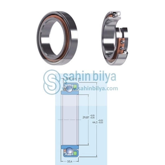 SKF BAQ-0064C DİREKSİYON RULMANI 30x44x10,45 RENAULT MASTER