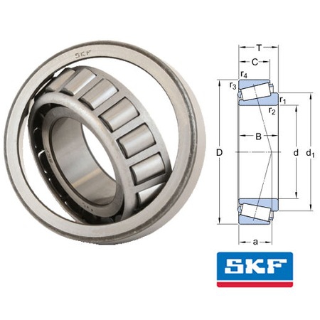 SKF BT1-0545A 30212J2/Q RULMAN UNIVERSAL 60x110x24,50
