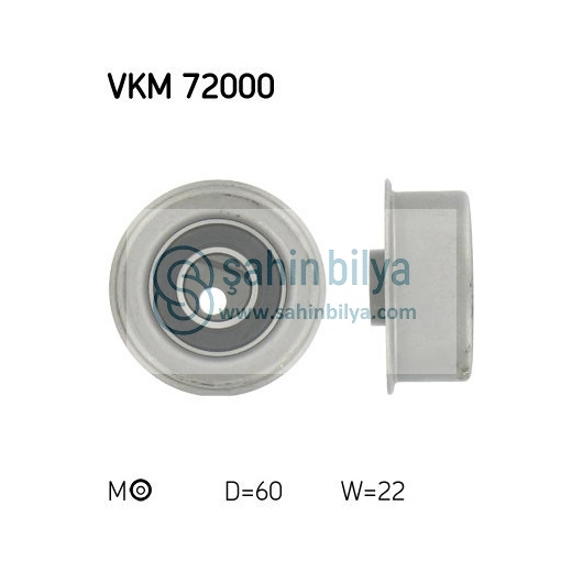SKF VKM 72000 Triger Gergi Rulmanı 68x31,4 Nissan Cherry Sunny Prairie 1.3 1.5 1.6