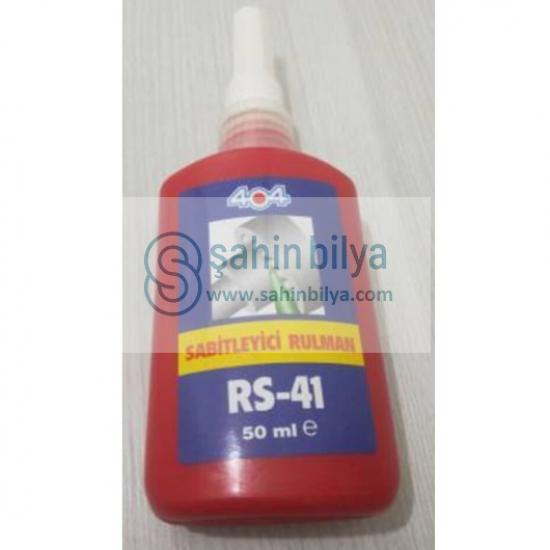 404 Kimya  RS41 Rulman Sabitleyici 50ml Rulman Demir Metal Birleştirici Sıvı Conta Rs-41