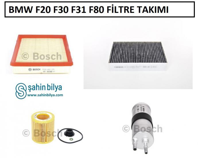 BOSCH-S0375-R5503-P7175-F3754 Bmw Hava Yağ Polen Yakıt Filtre Seti 