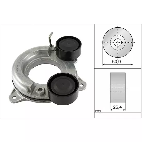 INA 534085410 V KAYIŞ GERGİ KÜTÜĞÜ 1.3 TCe RENAULT NISSAN