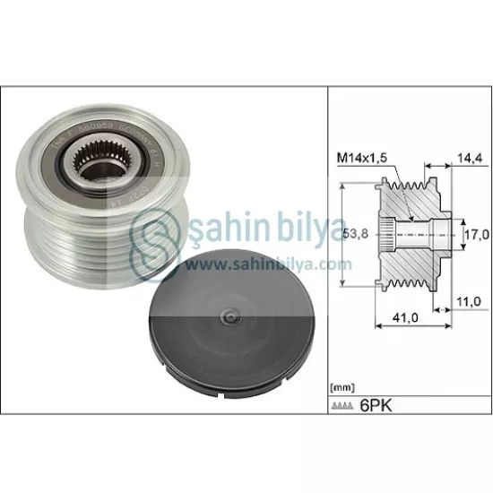 INA 535030410 ALT. GERGİ RULMANI 1.5 2.0 BlueHDI