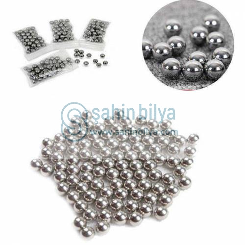 Şahin 1/2’’ 12,70MM PASLANMAZ Tane Misket Bilya Çelik Rulman Bilye 10.lu Paket