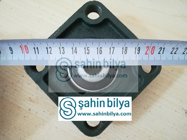 SHN  UCF 202 İç Ölçü 15mm Yataklı Rulman Kare Tip