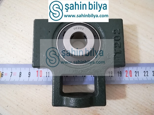 SHN  UCT 202 Mil Ölçüsü 15 mm Yataklı Rulman Kızaklı Tip