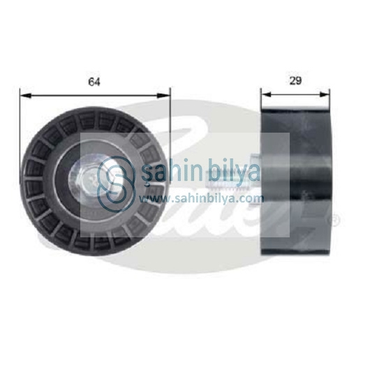 GATES T42170 Triger Gergi Rulmanı 64x29 Chevrolet Aveo Cruze Kalos Lacetti 1.4 1.5 1.6